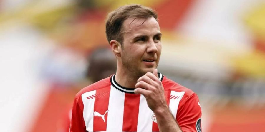 Hat beim PSV Eindhoven wieder Spass am Fussball: Mario Götze. Foto: Maurice Van Steen/ANP/dpa