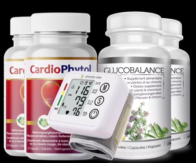 Gluco Balance und Cardiophytol lassen sich ideal miteinander kombinieren Helvilab