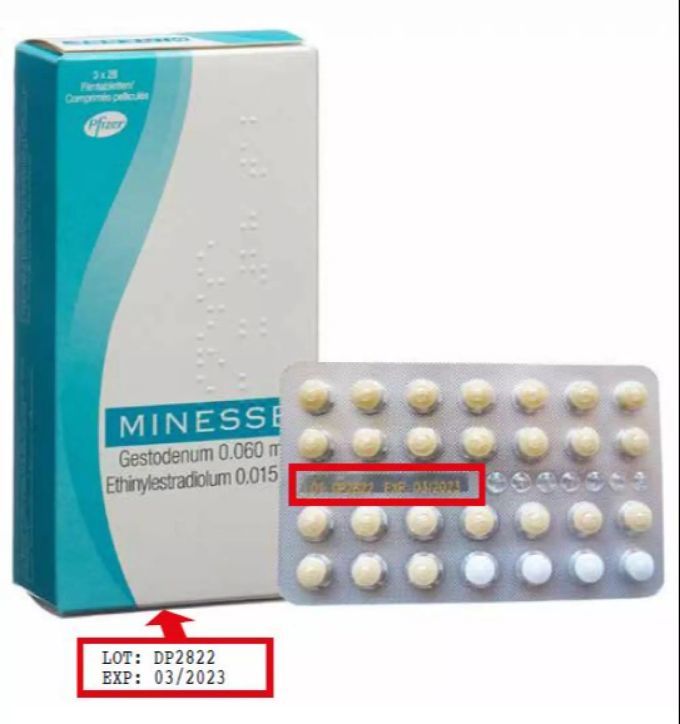 In der Packung der Antibaby-Pille «Minesse» könnte ein falsches Mittel enthalten sein. Minesse
