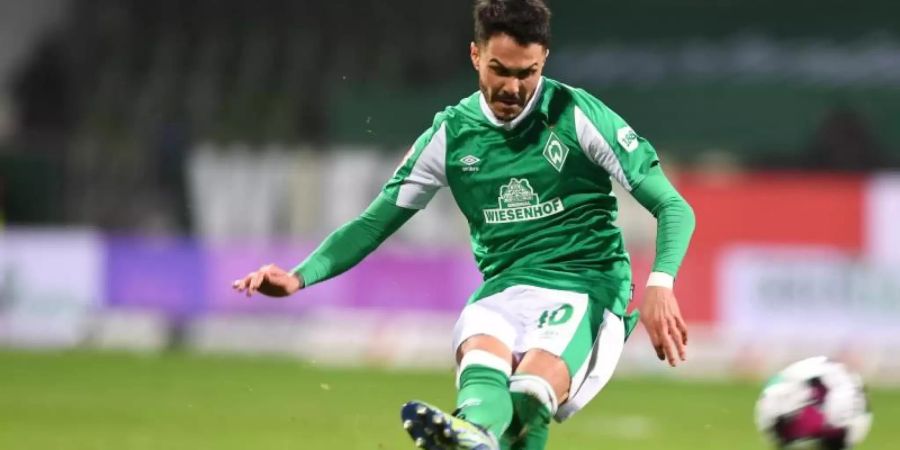 Kann sich eine Rückkehr zum 1. FC Köln vorstellen: Werder-Profi Leonardo Bittencourt. Foto: Carmen Jaspersen/dpa