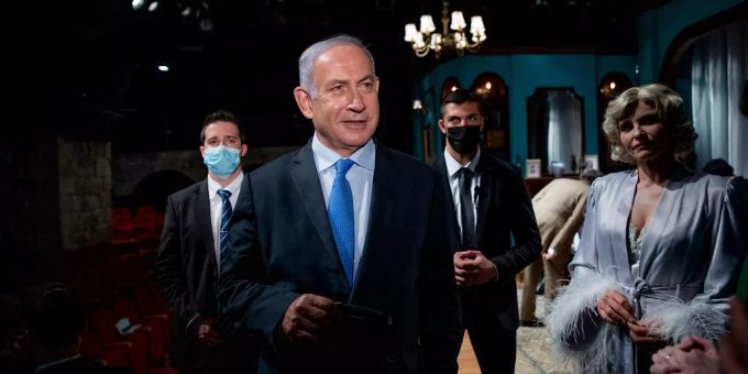 Benjamin Netanjahu, Premierminister von Israel. Coronavirus - Israel