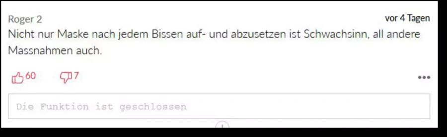 Die Nau-ch-Leser finden, dass die Maskenpflicht auf den Terrassen keinen Sinn macht.