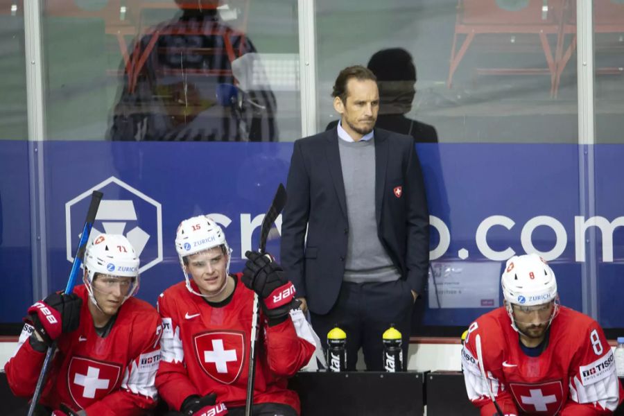 Patrick Fischer muss gegen die Schweden leiden.