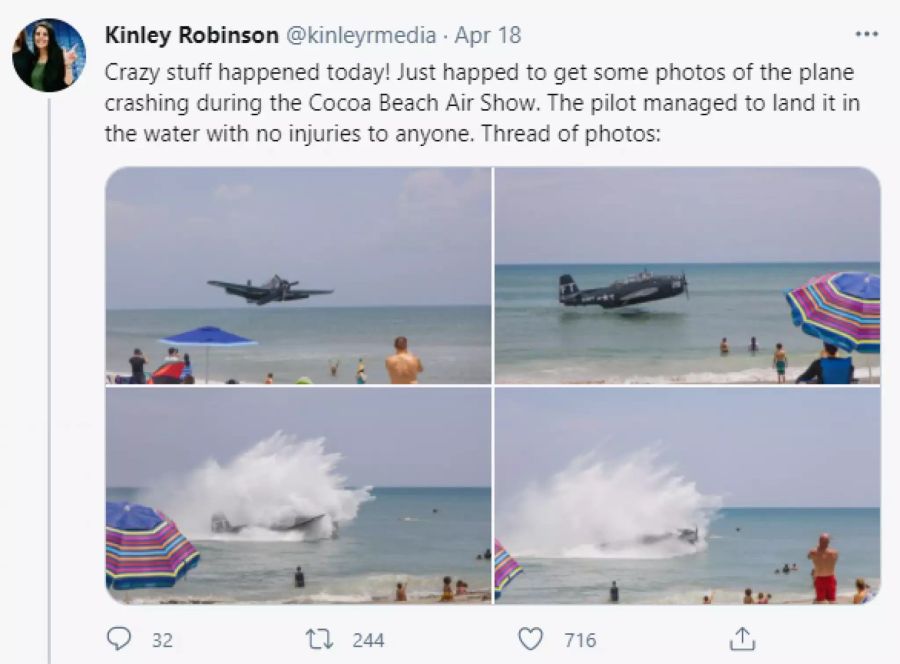 Das Flugzeug aus dem zweiten Weltkrieg wurde vor der Flugshow restauriert.