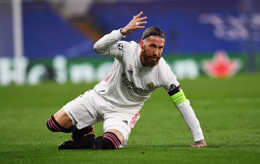 Bei Real Madrid steht Captain Sergio Ramos nach überstandener Verletzung wieder in der Startelf.