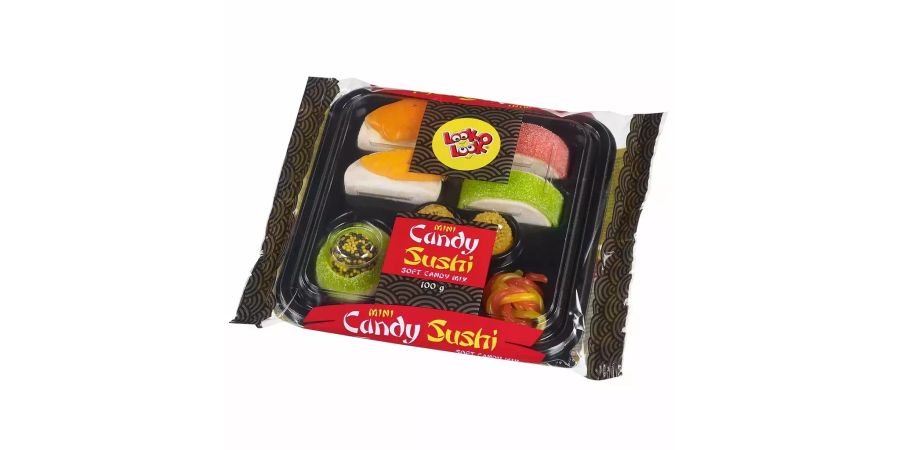 Das Candy Sushi ist zu hübsch, um es nicht zu kaufen. Und dank der wunderschönen Verarbeitung ein ideales Mitbringsel.