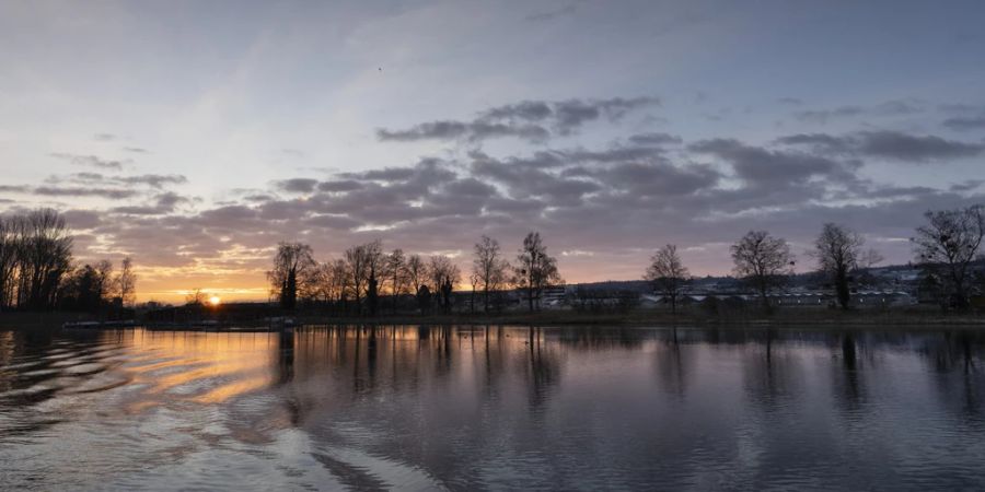 Bodensee bei Sonnenuntergang