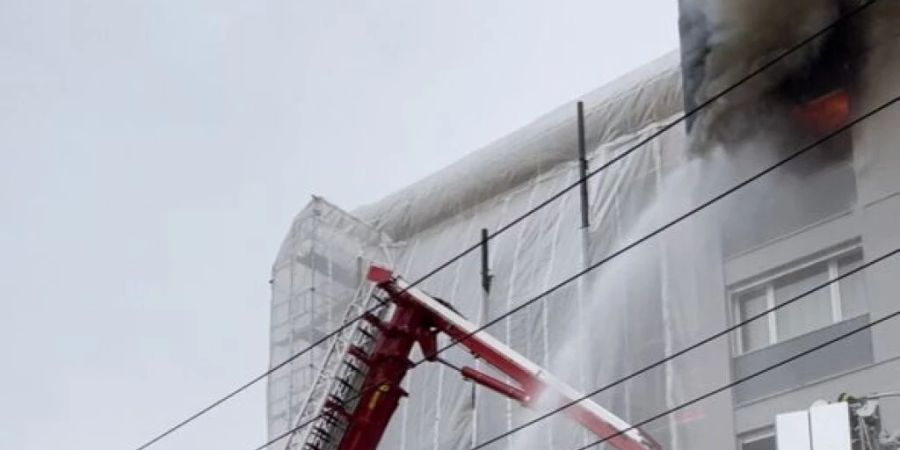 Nebst der Feuerwehr wurde auch ein Care-Team aufgeboten.