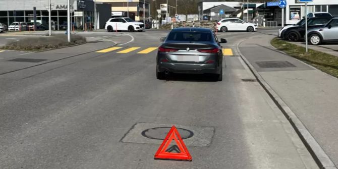 Unfallstelle Höhe McDonald's