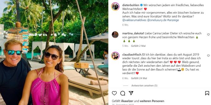 Dieter Bohlen und seine Carina wollen heiraten. dieter bohlen