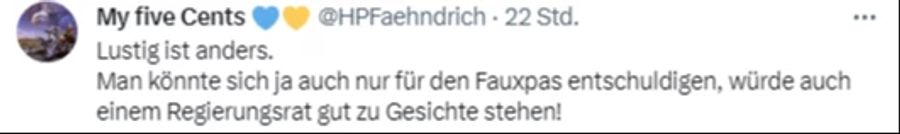 «Lustig ist anders», lautet das Fazit dieses Users.