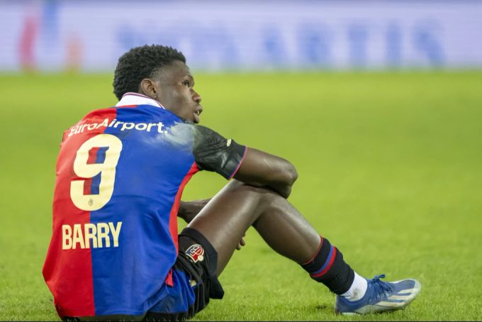 Die Offensive des FC Basel um Stürmer Thierno Barry schiesst zu wenig Tore. FC Basel