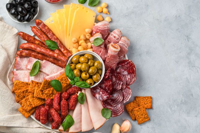 Vorspeisen, Platte, Charcuterie