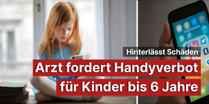 Hinterlässt Schäden - Arzt fordert Handyverbot für Kinder bis 6 Jahre