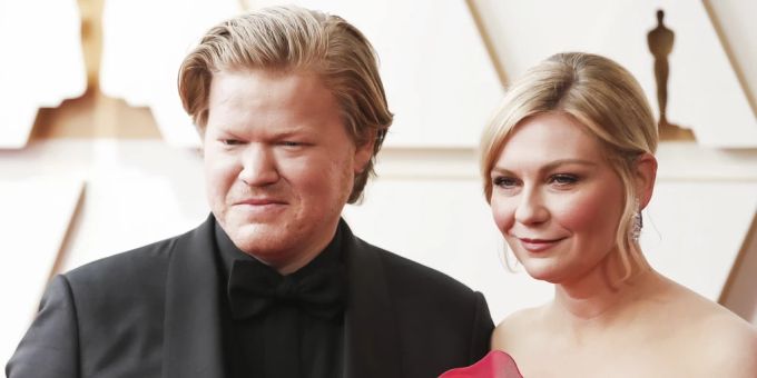 Jesse Plemons (l.) und Kirsten Dunst (r.) an den Academy Awards in Los Angeles. (Archivbild) kirsten dunst