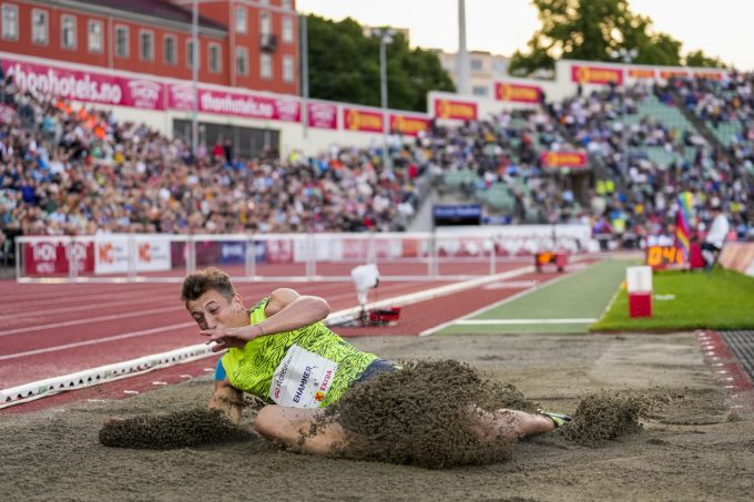 Simon Ehammer im Einsatz in Oslo. Simon Ehammer