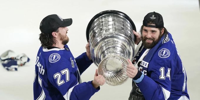 Darf 2022 nicht nach Russland: Der Stanley Cup. Stanley CUp NHL