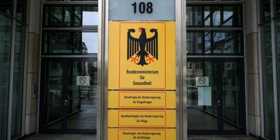 Eingang zum Bundesgesundheitsministerium