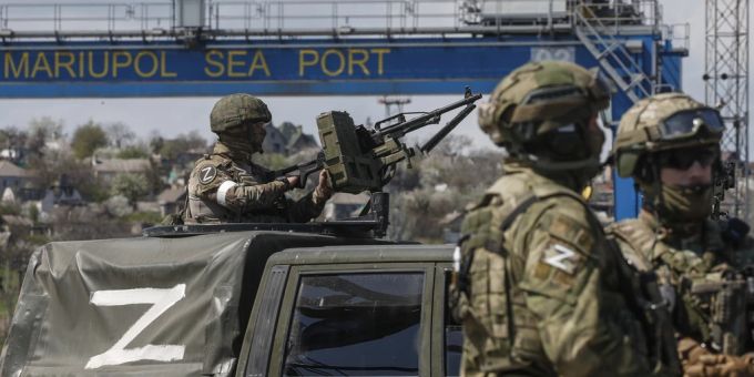 Russland kontrolliert mittlerweile Mariupol. Ukraine Krieg