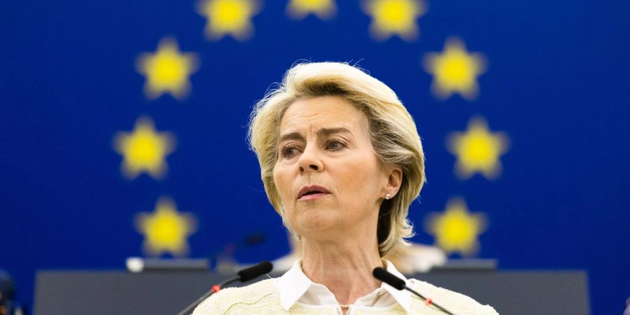 «Auf diese Weise maximieren wir den Druck auf Russland»: Ursula von der Leyen.