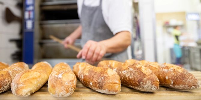 Bäcker Brot Laib Bäckerei Ofen