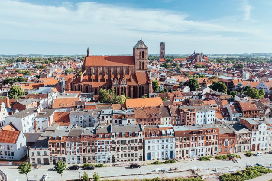 Die Altstadt von Wismar,