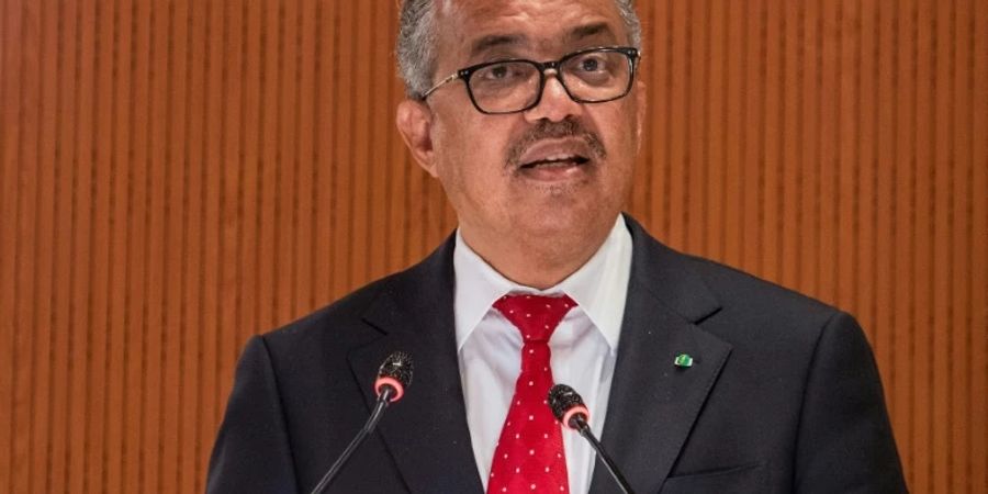 Tedros bei der Eröffnung der Weltgesundheitsversammlung