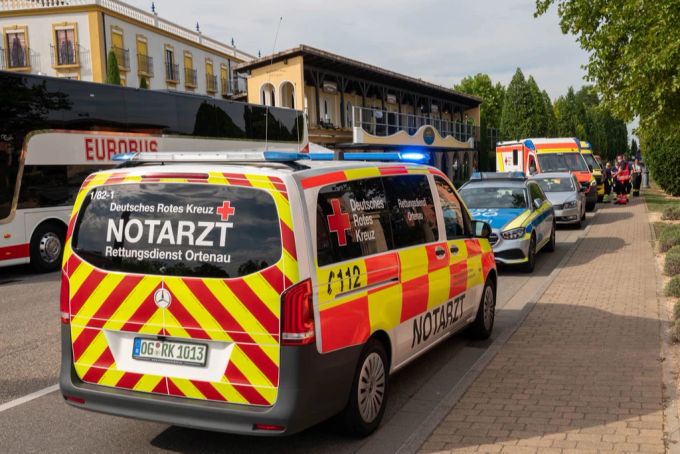 Wegen der Reizgas-Attacke in einem Hotel im Europapark Rust kam es zu einem Grosseinsatz. Europapark Rust