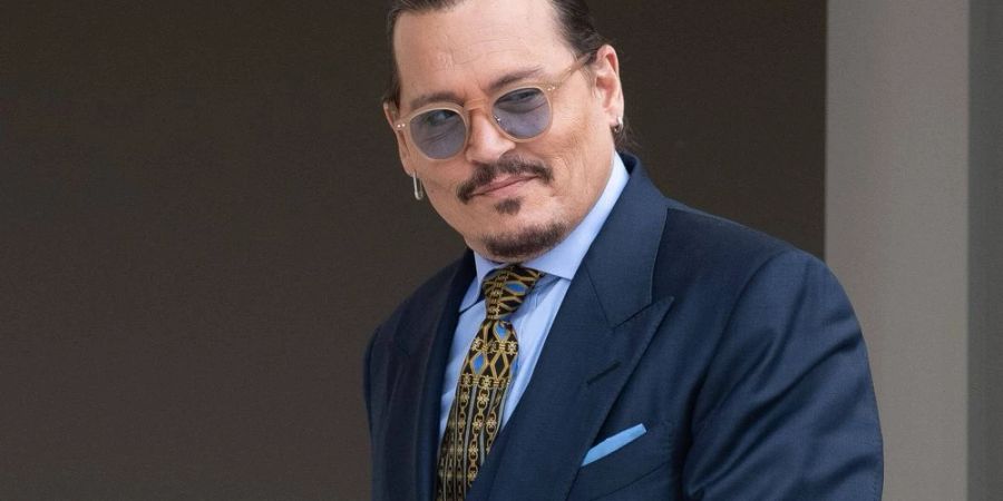 Johnny Depp vor dem Gerichtsgebäude während seines Prozesses im Mai.