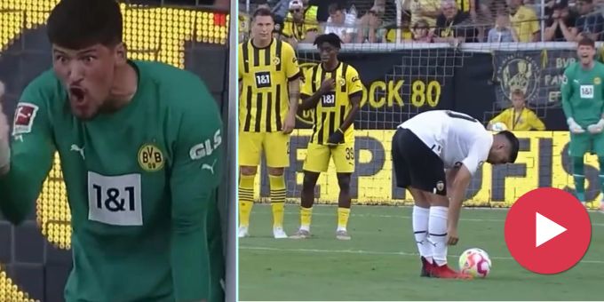 Bayern lacht - Diese BVB-Mauer treibt Nati-Goalie Kobel zur Weissglut