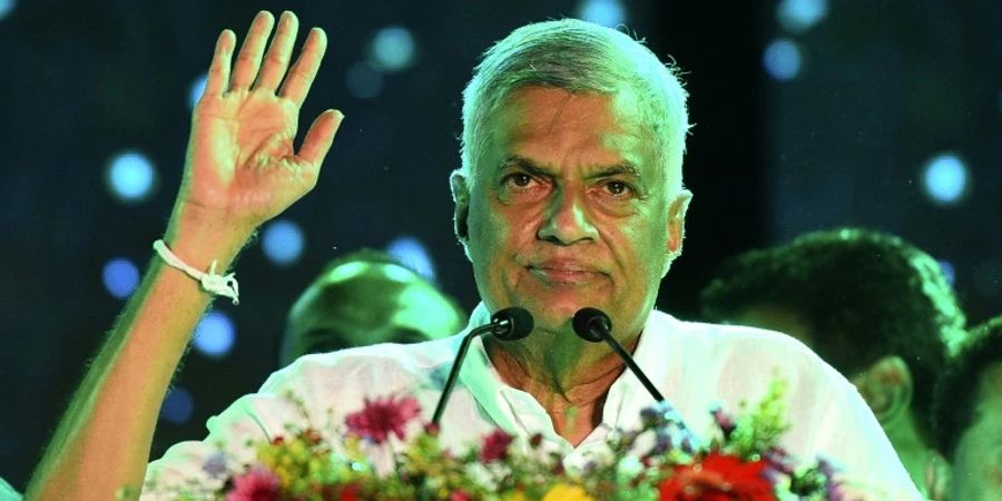 Übergangspräsident Ranil Wickremesinghe