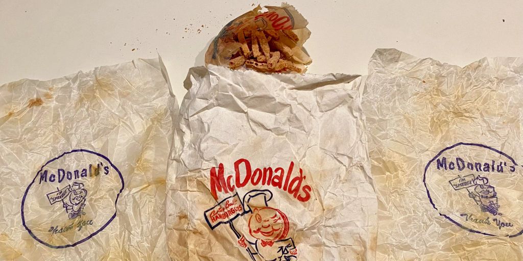 Couple discovers 60-year-old fries in the wall of the house