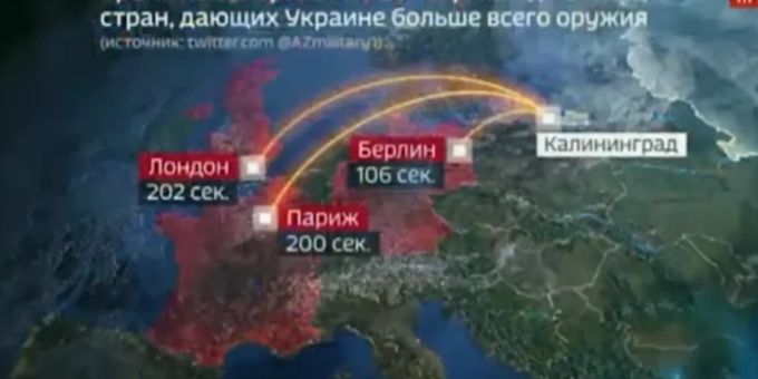 3 Minuten bis London - Russischer Sender simuliert Atomschlag