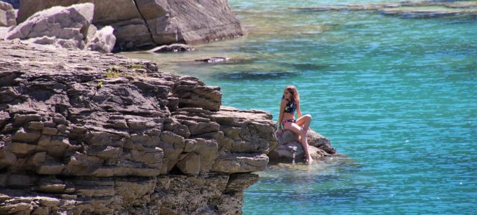 Caumasee Schwimmen