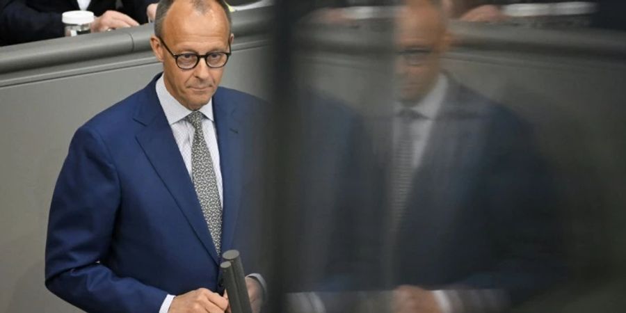 Merz im Bundestag