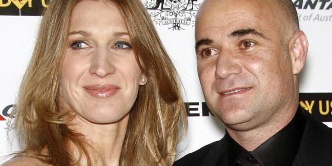 Steffi Graf und Andre Agassi. Steffi Graf Andre Agassi