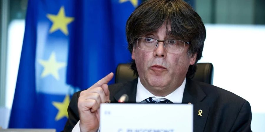 Puigdemont im April