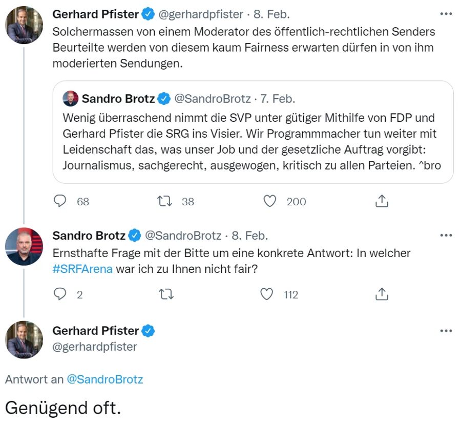 Gerhard Pfister SRG Brotz