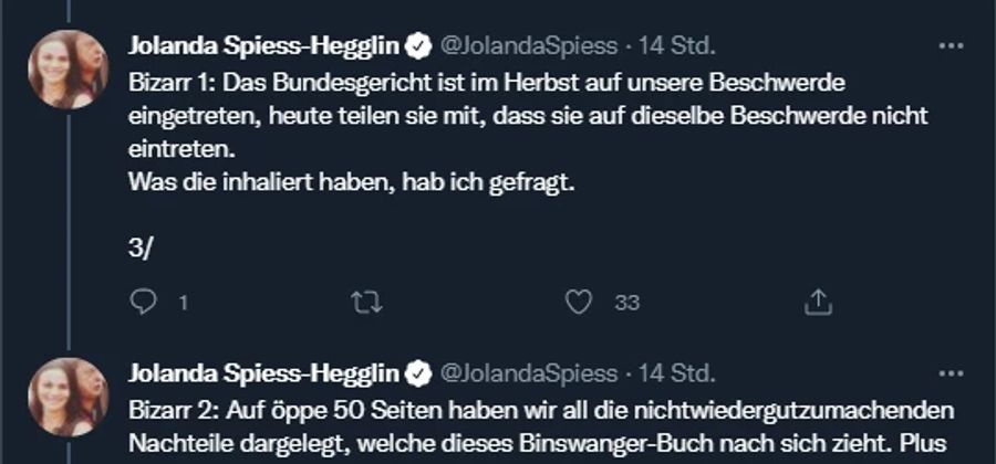 Spiess-Hegglin Bundesgericht