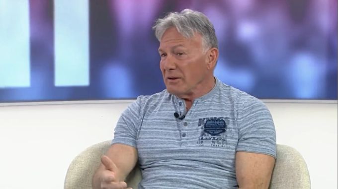 Erni Maissen zu Gast in der Sendung «FCB Total». Erni Maissen