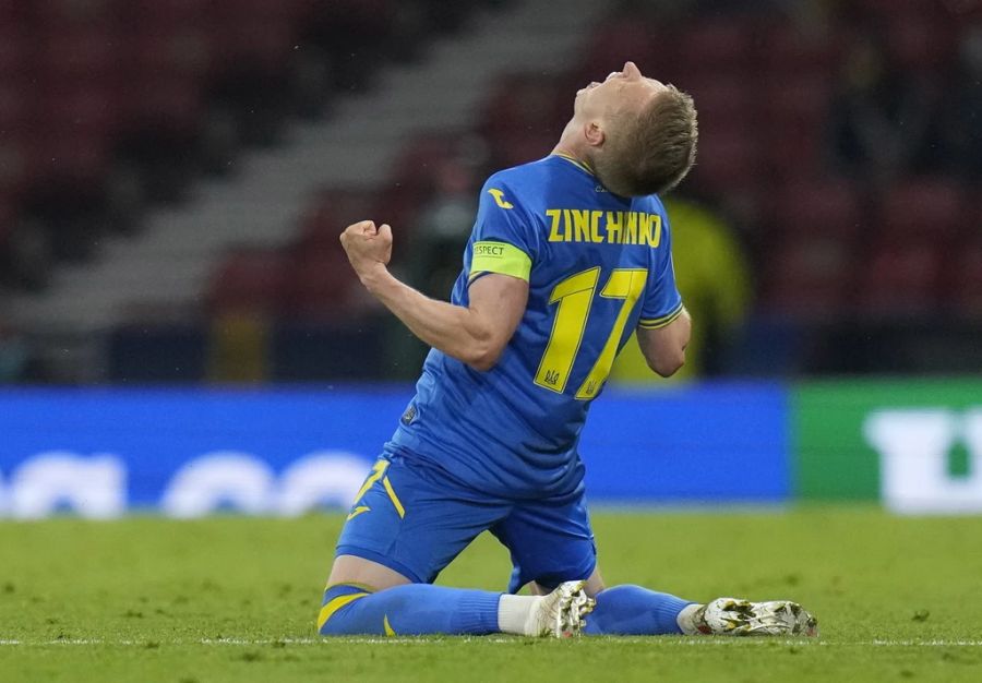 Oleksandr Zinchenko ist Captain der ukrainischen Nationalmannschaft.