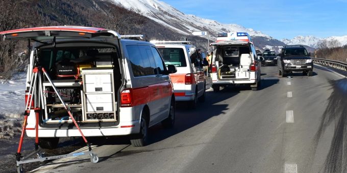 Zwei Personen wurden leicht verletzt. Zwei Personen wurden leicht verletzt
