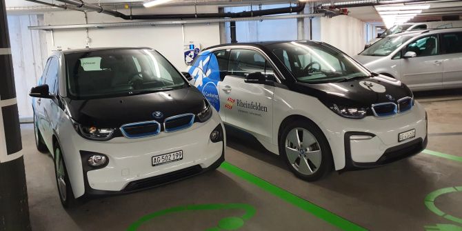 E-Ladestation Parkhaus