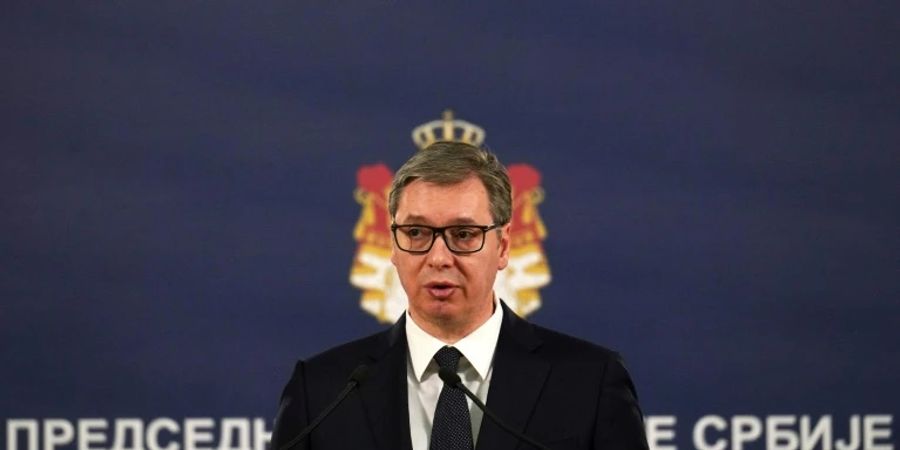 Serbiens Präsident Aleksandar Vucic