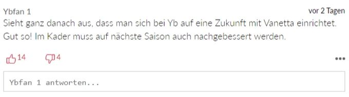 YB Trainer Leser-Kommentare