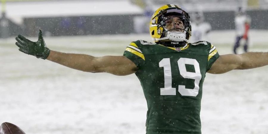 Equanimeous St. Brown steht in der NFL bei den Green Bay Packers unter Vertrag. Foto: Mike Roemer/FR155603 AP/dpa