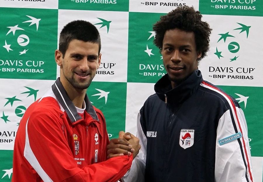 Novak Djokovic Gael Monfils