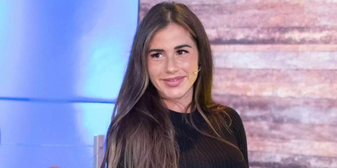 Sarah Engels, hier nur wenige Wochen vor der Geburt ihrer Tochter. Sarah Engels, hier nur wenige Wochen vor der Geburt ihrer Tochter.