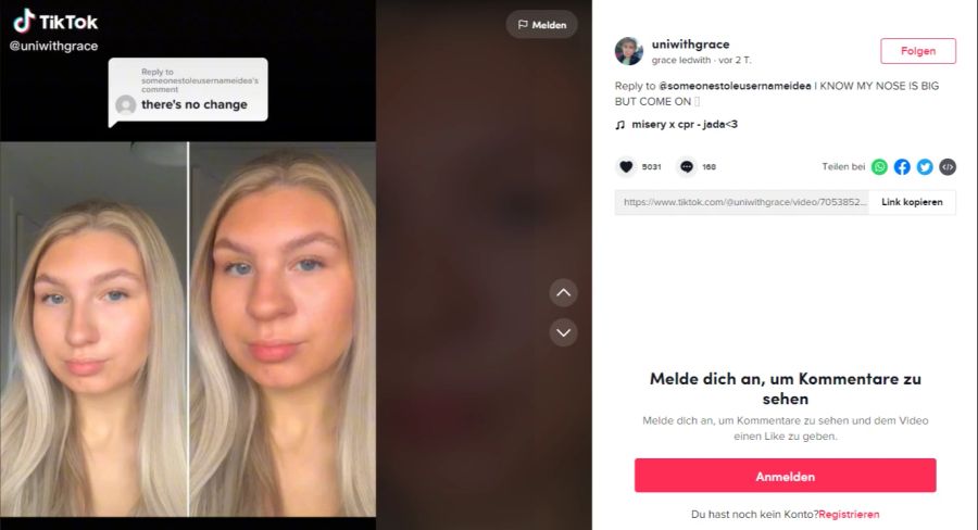 Grace Ledwith findet sich auf Tinder wieder. Oder etwa doch nicht?