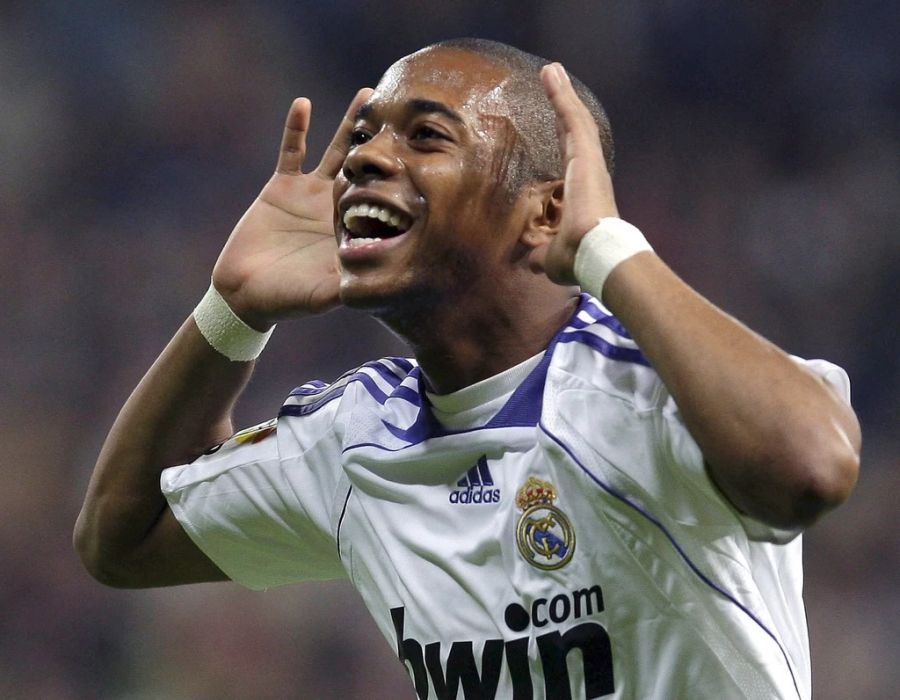 Robinho im Dress von Real Madrid.